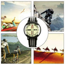 Outdoor Fluorescent Compass Diving Waterproof Dial Cycling F6H1 Watch Compa S9P0