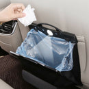Led Dual-Use Storage Bag Car Vehicle Trash with Paper Box Storage Can Styli