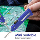 4.5V 8W Battery Powered Electric Soldering Iron Welding Solder Heat Pencil Tool