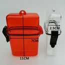 Waterproof Dry Box Container Hook for Scuba Diving Snorkeling Kayaking Red