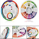 Color Mixing Blending Guide Chart Board Wheel For Nail Art Permanent Makeup