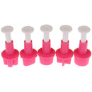 5PCS Cookie Cutter Cake Mold Star Button Plum Heart Biscuit Fondant Stamp MoA3C