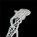 Happy Girl Walk the Dog Metal Cutting Dies Embossing Stencils DecorativeCards MO