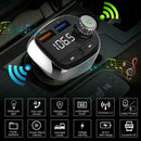 Wireless Bluetooth 4.2 Handsfree FM Transmitter MP3 QC3.0 Player Dual Charg W4I3