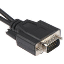 15Pin VGA Male to 2 VGA SVGA Female Adapter Splitter Video Monitor CabEF  Hn