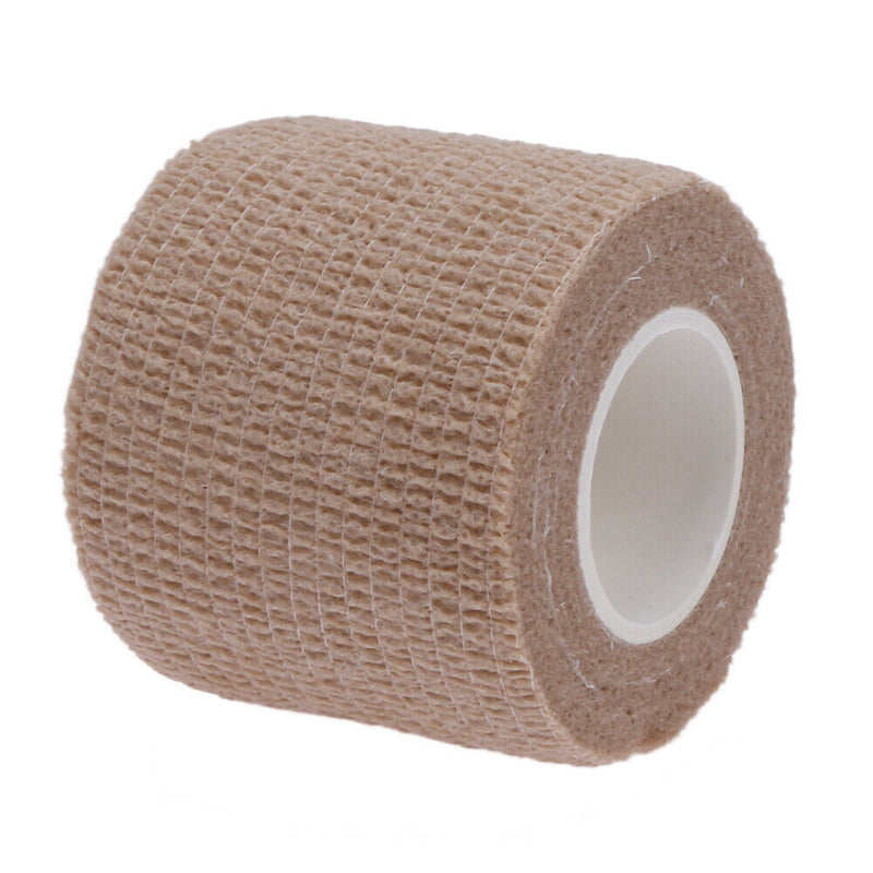 Sport Bandage Self Adherent Wrap Grip Roll Knee Protector (Skin)