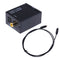 Optical coaxial toslink digital to analog audio converter adapter RCA L/R FT