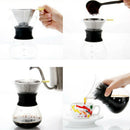 Pour Over Brewer-Unlock Flavor with Paperless Filter and Carafe Elegant Cof