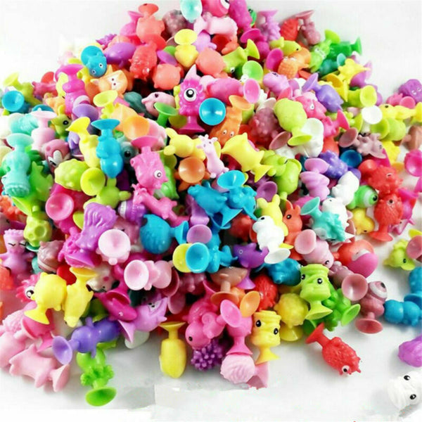 10X Mini Cartoon Animal Action Sucker Small Monster Toys for Kids Children Gift