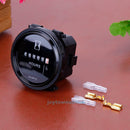 Waterproof 12V 24V 36V Hour Meter For Marine Boat Tractor Engine 2'' Round Gauge
