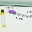 8 colour set magnetic white board marker pens, erase eraser, whit dry easy X2D1