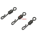 Hirisi 100 Pcs Carp Fishing Swivels Quick Change Stainless Steel For Carp F