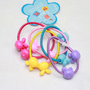 50 Pcs Assorted Elastic Rubber Hair Rope Band Ponytail Holder for Kids Girl MO