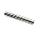 Black 90 Degree 2.54mm 3x40P Pins Three Row Right Angle Pin Header Connector LJ