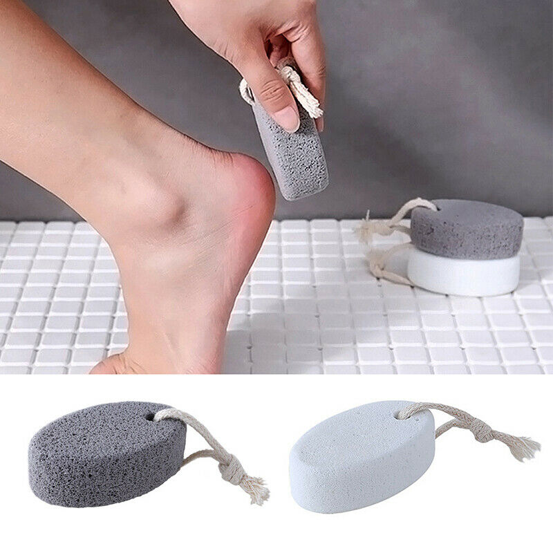 Foot Clean Tool Hard Skin Callus Remover Scrub Bath Ellipse Pumice Feet St Gw