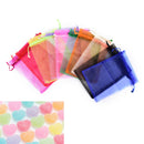 10 x13*18cm Xmas Chiffon Yarn Drawstring Bag Jewelry Gift Bags Pouch Wedding MO