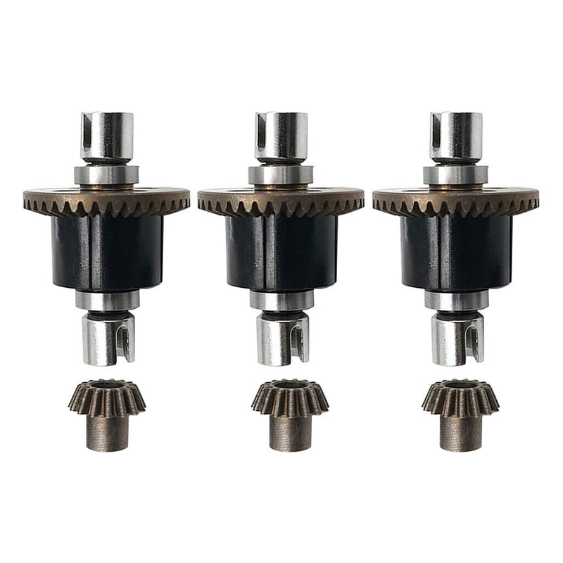 3 x Front/Rear Diff Steel Spur Gear Set for Wltoys A979-B RC Cars Parts