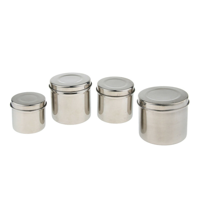 Stainless Steel Tattoo Cotton Disinfection Container Tank Alcohol Box 8cm