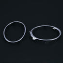 1 Pair Electroplating Front Fog Light Rings Trim Cover for Audi A4 B8 09-12
