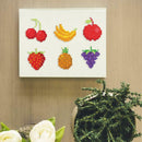 Fruit Stickers DIY Diamond Painting Round Drill Paste Cup Child Puzzle Gift