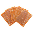 5Pcs Brown 2.54mm Pitch PCB Prototype Veroboard Stripboard 50mmx70mm V9Q9