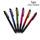 0.5mm 3 in 1 Multicolor Capacitive Touch Screen Stylus Writing Ball Point Pen