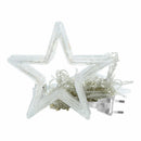 LED Curtain String Light 8Mode Star Moon Plug Night Light  (EU Warm Light) A