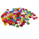 100x Wooden Plum Blossom Flower Beads for Jewelry Making Kids Beading Craft