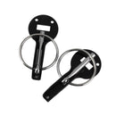Set of Racing Sport Car Alloy Bonnet Hood Pin Lock Down Kit Universal Black