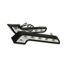 2pcs Car L-Type Daytime Running Light 12 Led Lamp Bead Driving Lights For M A6A1