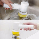 Handheld Electric Cleaning Brush for Bathroom Tile and Tub Kitchen Washing