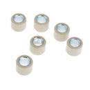 6 Pieces Variator Rollers Roller Weights 6.5g 16x13 for GY6 50CC 80CC Engine