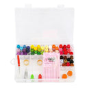 50 Colored Embroidery Thread Cross Stitching Needle Set Colorful Sewing Kit