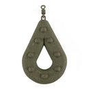 Carp Fishing Flat Pear Leads Dark Sinker Muddy Smooth Casting Pear Lead Wei A2F6
