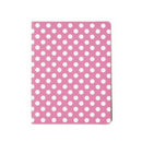 Pink and White Polka Dot Pattern PU Leather Case For iPad 2