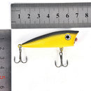 6cm/6.4g fishing lures hard baits artificial popper crankbait wobblers bait LJ