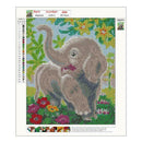 5D DIY Full Drill Diamond Painting Cute Elephant Cross Stitch Embroidery