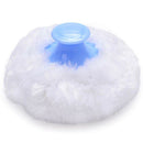 Baby Soft Face Body Cosmetic Powder Puff Sponge Box Case Container (Blue)