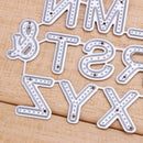 26pcs Letters Cutting Dies Stencil Scrapbooking Embossing Album Card Craft Kit