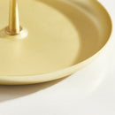 Two-Tier Golden String Disk - Entrance Key Mirror Tray For Jewelry Decorati P6S2