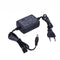 AC to DC Power Adapter 12V 2A Dual Cable Converter Universal 5.5x2.1-2.5mm