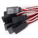 10*150mm 3Pin Servo Extension Lead Wire Cable Cord For Futaba JR Male To  D G7M9
