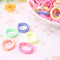 160Pcs Colorful Child Kids Hair Holders Cute Rubber Hair Band Pro Elastics Ropes