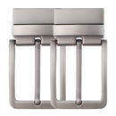 2x Reversible Single Prong Rectangle Belt Buckle Metal Buckle Replacements
