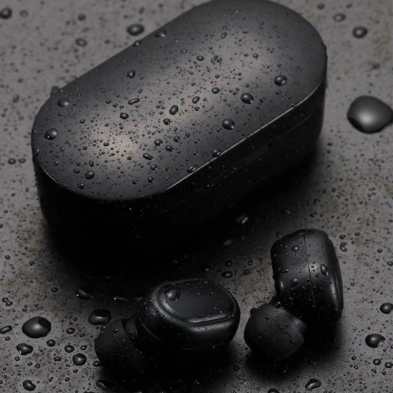 A6S Bluetooth TWS Earphones Stereo Handsfree In-Ear Headset w/ Mic (Black) SN9F