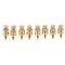 16 Pack Pure Copper Speaker  Stand Feet Cone Base Pads For Subwoofer
