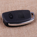 4-Button Uncut Flip Remote Key Fob Case Shell fit for Hyundai Santa Fe ix45 ix35