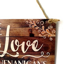 Rustic Wooden Plaque Home Decor Board  Indoor Outdoor Hanging Sign