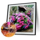 5D Full Round Drill Diamond Painting diy Flowers Needlework Decor (C1277)