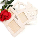 New Lovely Hollow Love Wooden Family Wall Photo Picture Frame Rahmen Art Di